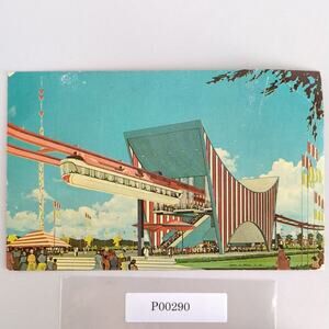 Vintage Postcard The AMF Monorail New York World's Fair 1964-65 Daytime MCM